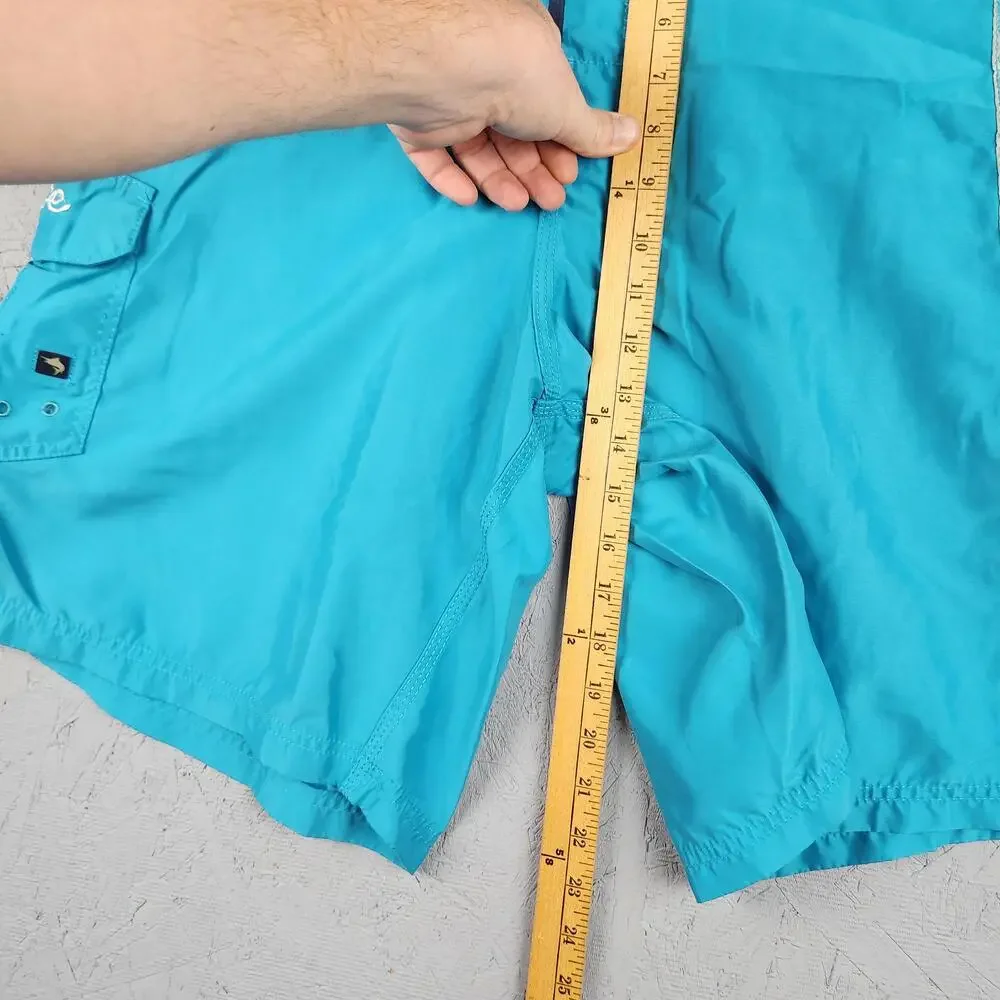Salt Life Shorts Mens 2XL Blue SLX-QD Board Swim Trunks Cargo Pocket Fishing